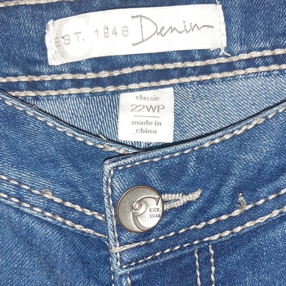 Est. 1946 Denim Jeans, Women's Plus Size Wide Leg, 22WP. - Picture 3 of 4